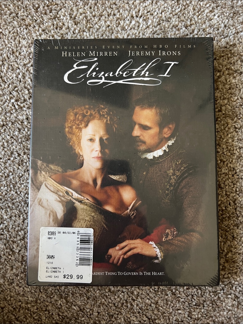 Elizabeth I HBO Miniseries DVD - new sealed